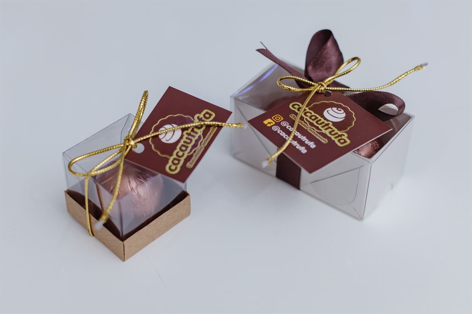 Doce Corporativo com Tag Personalizada – Cacau Trufa Ribeirão Preto
